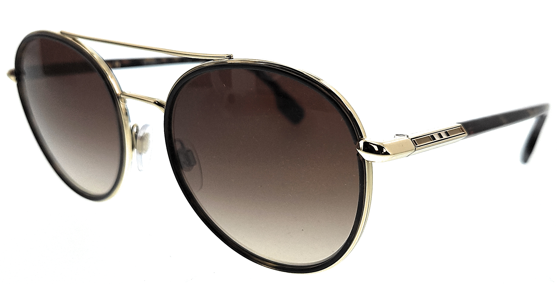 Burberry 0BE3131 110913 Light gold Aviator Sunglasses  display picture 1